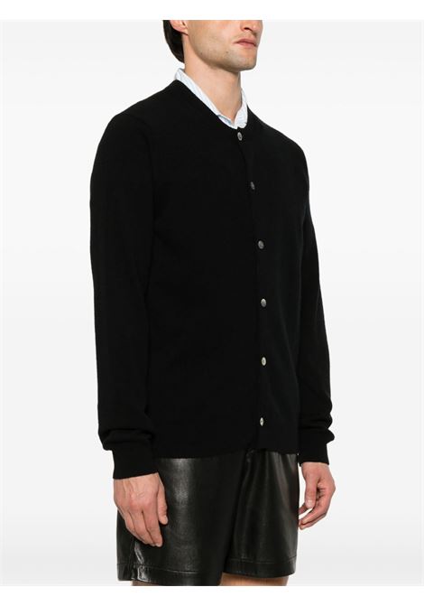 cardigan knit nero uomo COMME DES GARÇONS | FZ-N106-PER1